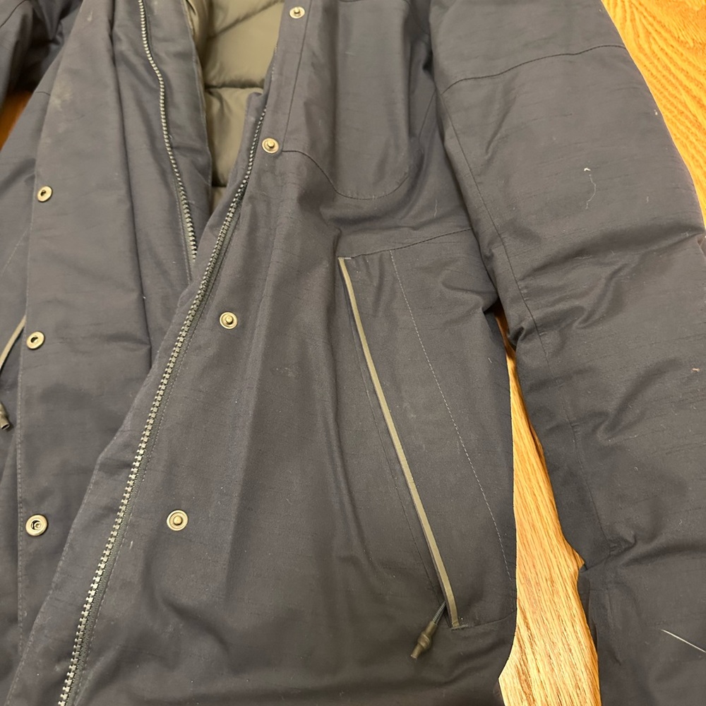 Navy North face Dry Vent Arctic Parka